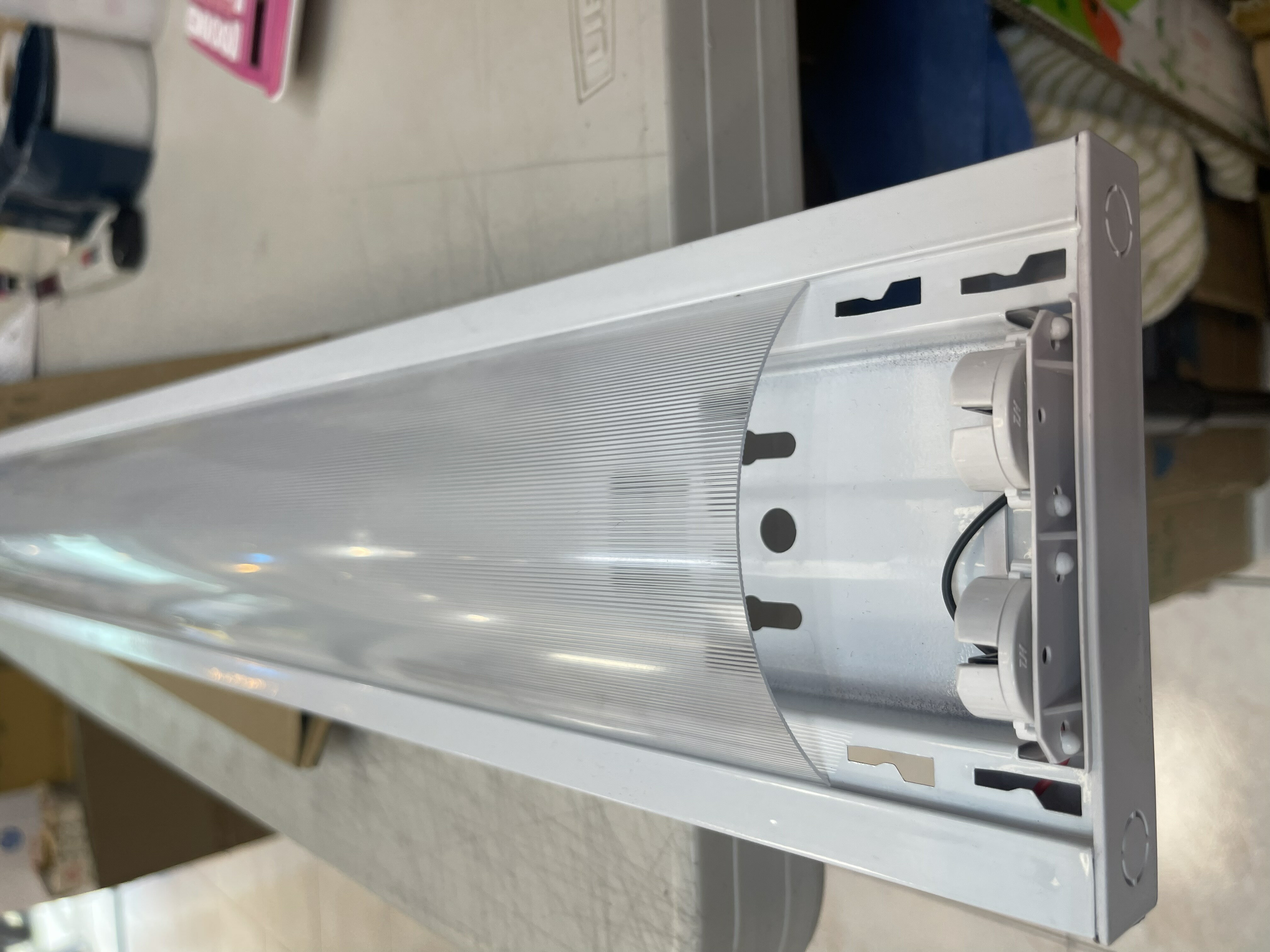 KAOS LED T8 弧型 格柵式 燈管式 燈具 四尺 單管 雙管 4呎 可換燈管 長形燈具 辦公室燈 吸頂式 6