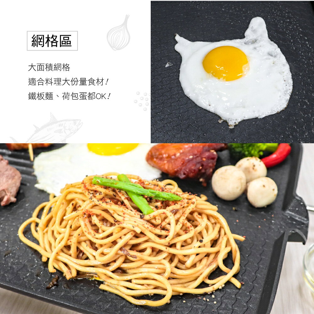 【KINYO】多功能電烤盤(BP-30) 1400W  58cm大盤面 不沾塗層 |無煙烤肉 圍爐 中秋烤肉 【領券折50】 8