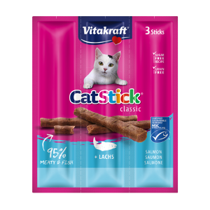 Vitakraft 貓快餐 貓肉條 鮭魚3條/片 即期特價⭐寵物周年慶-9月滿1999抽多尼斯寵物自動餵食器⭐