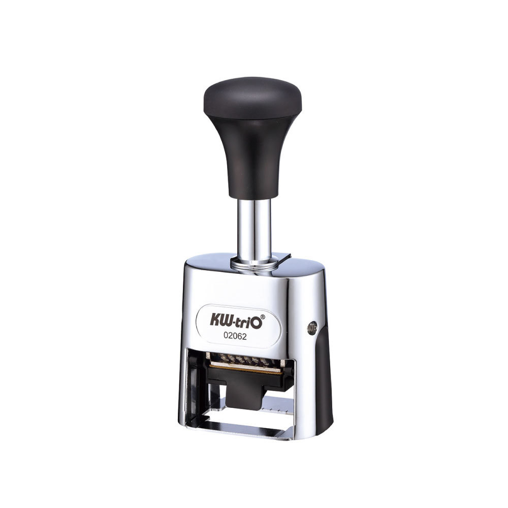 KW-triO 文字板可換式 自動號碼機 六位數 / 個 02062