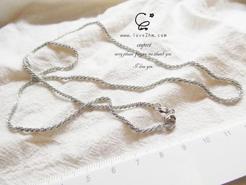 316L鋼鍊-星穗 白鋼鍊子 316L醫療級白鋼 晶晶工坊-love2hm 4
