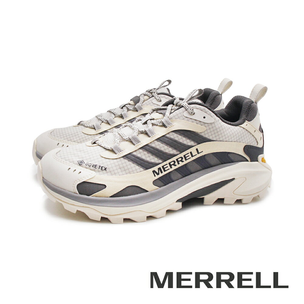 MERRELL(女)MOAB SPEED 2 GORE-TEX防水登山健行鞋 女鞋-灰白色