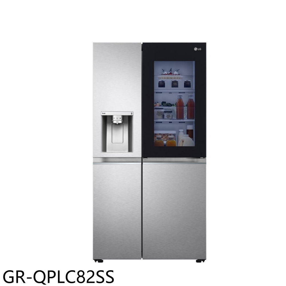 結帳97折★LG樂金【GR-QPLC82SS】734公升敲敲看門中門對開自動製冰冰箱(含標準安裝)(商品卡2300元)
