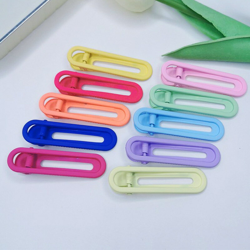 【台灣現貨】時尚配件 髮飾 髮夾 鯊魚夾 大嘴夾 邊夾  ins風糖果色髮夾女側邊夾鴨嘴夾bb夾小發卡子甜美劉海夾子頭飾 2