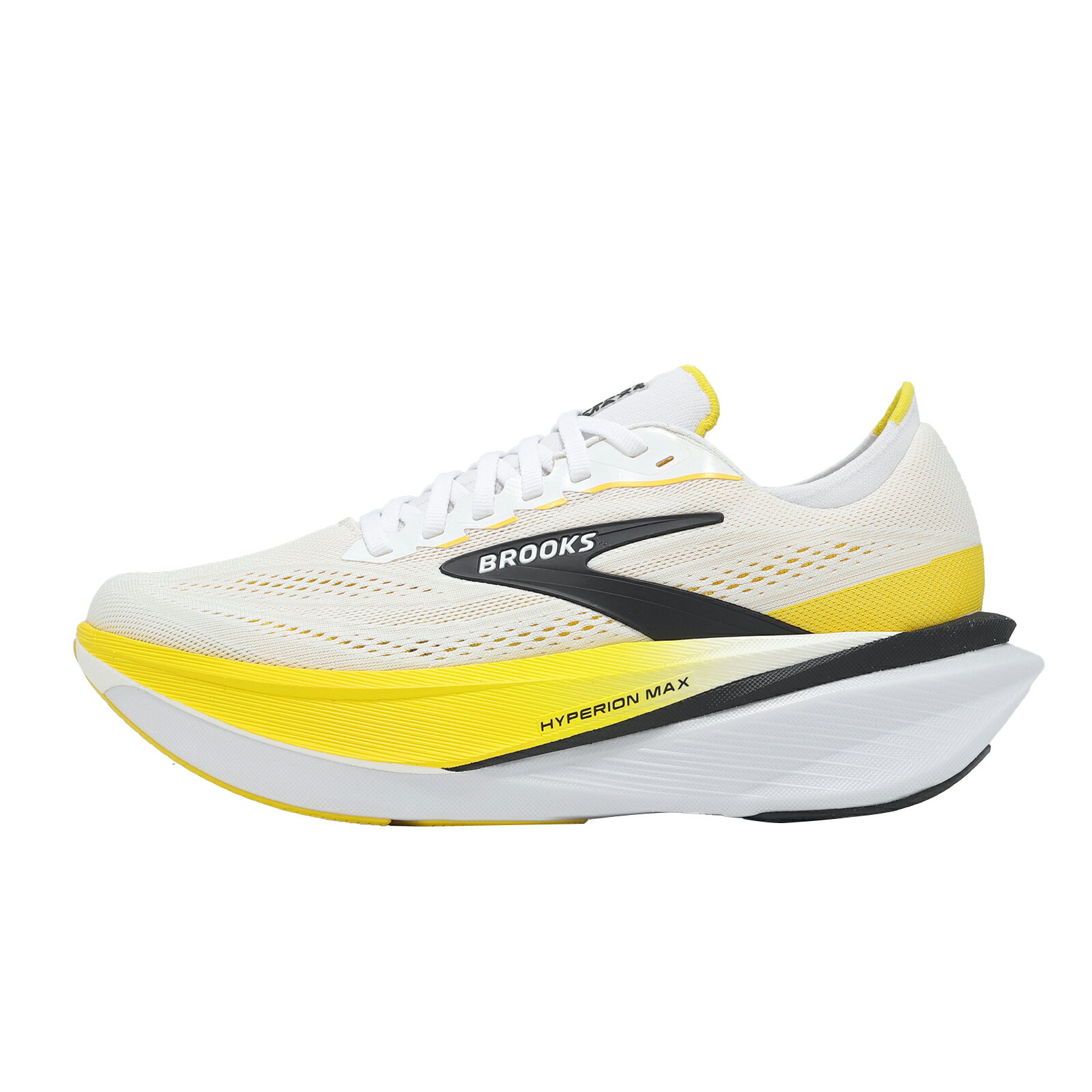 Brooks 競速跑鞋 Hyperion Max 4 男鞋 白 氮氣中底 回彈 運動鞋 1104981D197