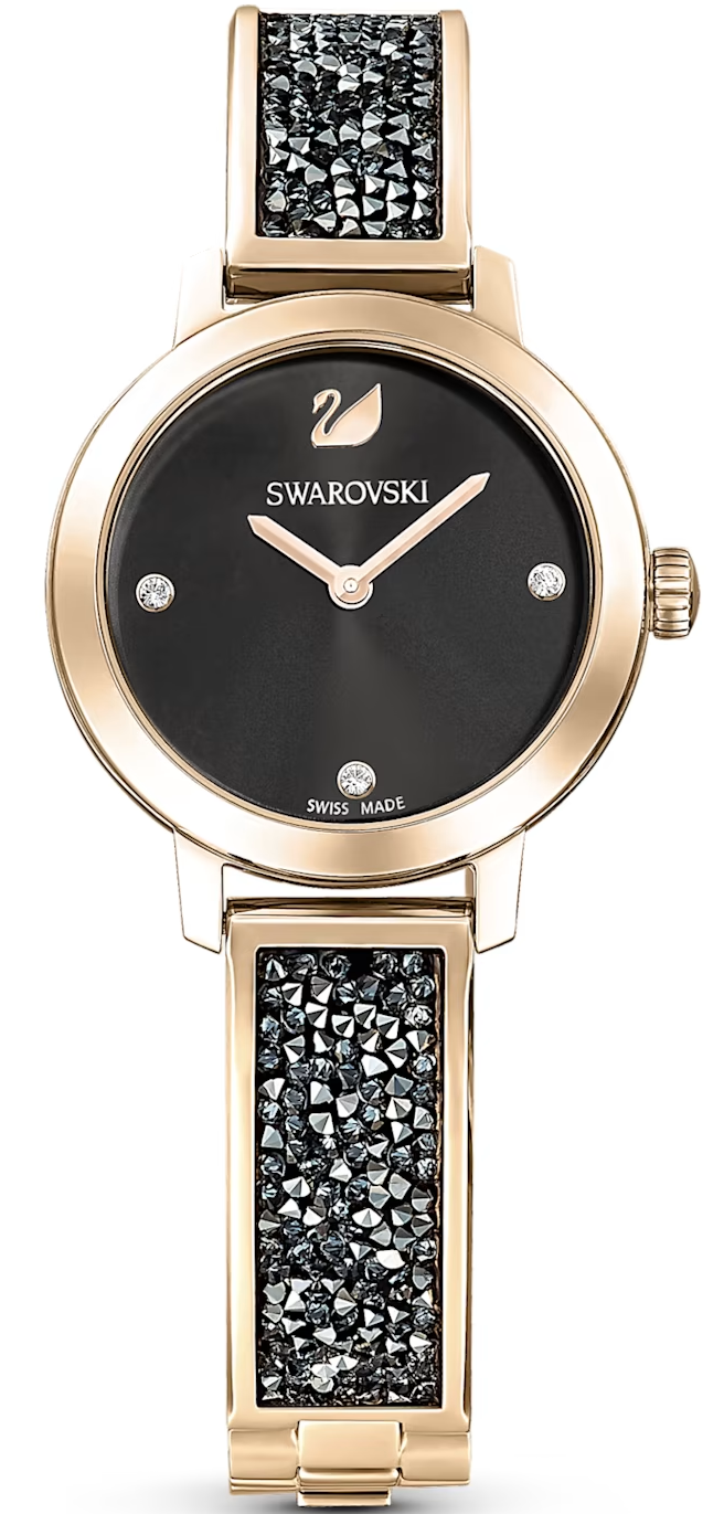 SWAROVSKI 施華洛世奇COSMIC ROCK時尚腕錶(5466205)-29mm-灰面鋼帶【刷卡回饋 分期0利率】【APP下單4%點數回饋】
