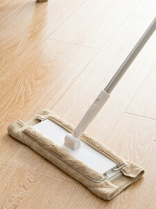 夾布平板拖把家用地板靜電除塵紙網紅懶人拖把干濕兩用免手洗