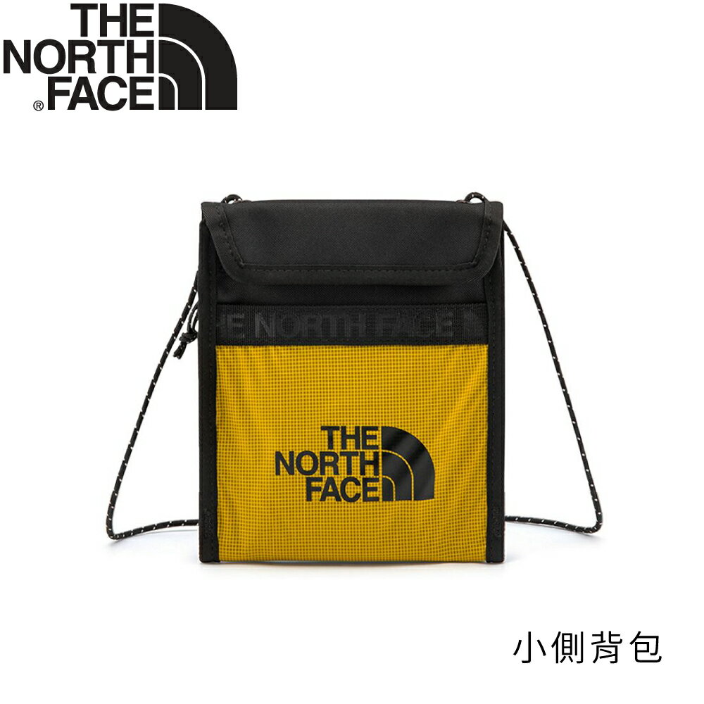 【The North Face 耐磨休閒單肩包《黃》】52RZ/側揹包/小包/休閒揹包/手機包