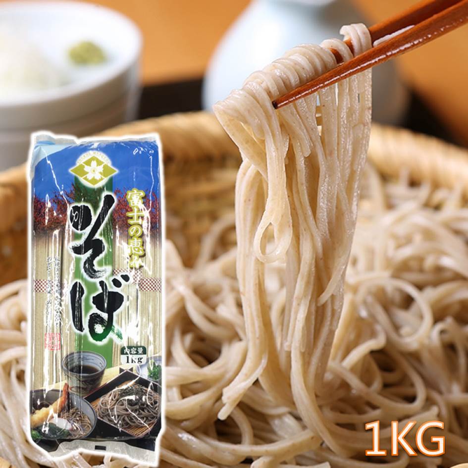 【東光麺業】富士蕎麥麵 1kg 富士の恵みそば 日本進口美食