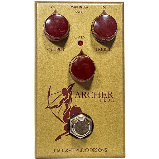 J. Rockett 金色人頭馬 Archer Ikon Overdrive/ Boost 單顆效果器【唐尼樂器】
