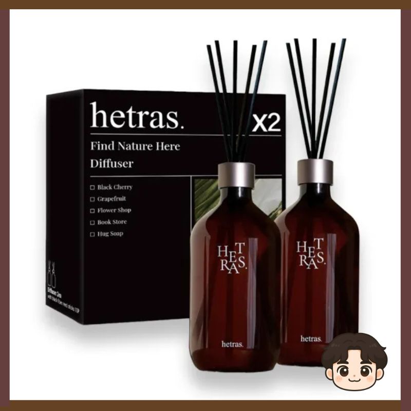 【韓國HETRAS】首席調香師香氛擴香500ml×2入｜高質感室內香氛 持久留香 居家擴香