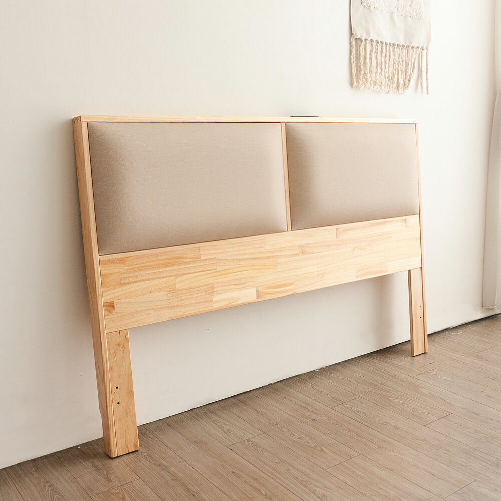 3.5尺 / 5尺 / 6尺 貓抓皮床頭片 實木床頭板 床片 雙人加大【119-DB005】Leader傢居館