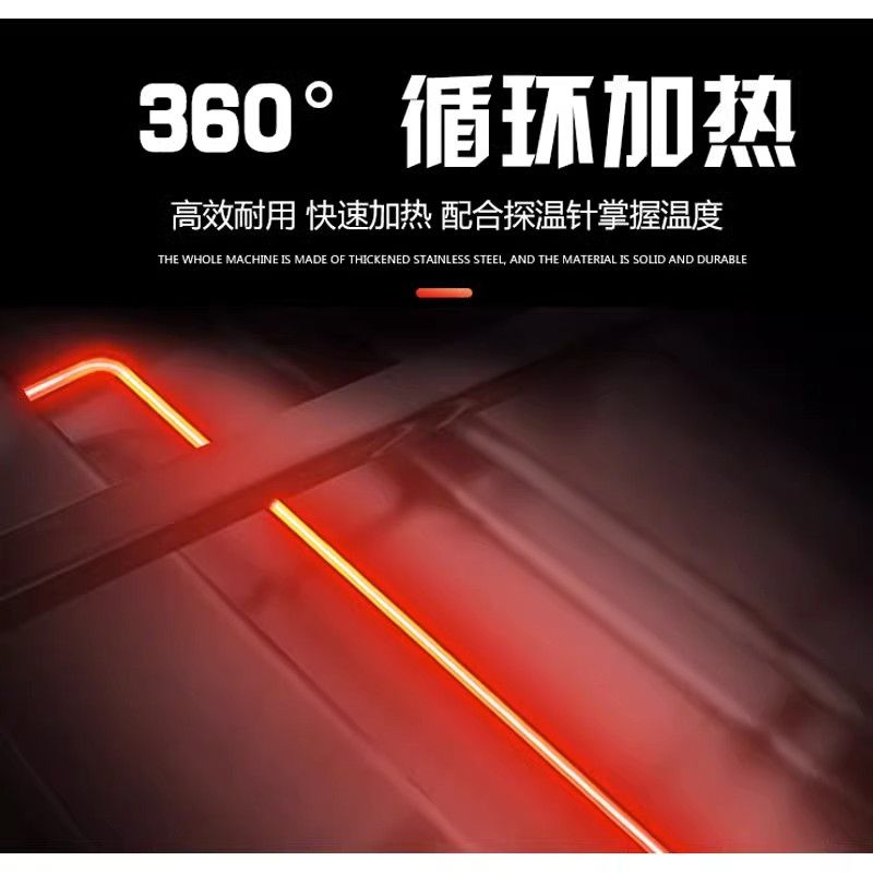 【最低價】【公司貨】快餐保溫臺商用玻璃罩加熱餐廳快餐車打菜湯池恒溫節能保溫售飯臺 3