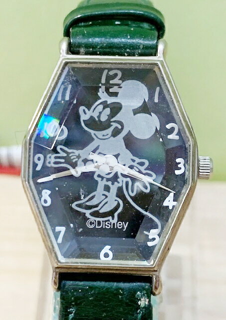 【震撼精品百貨】米奇/米妮 Micky Mouse 日本迪士尼限量米奇手錶-綠#50101 震撼日式精品百貨