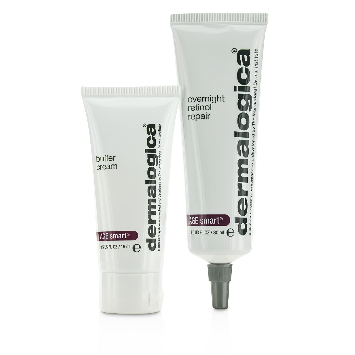 德卡 Dermalogica - 智慧活顏套裝: 夜間修護乳霜 30ml + 柔肌霜 15ml 1