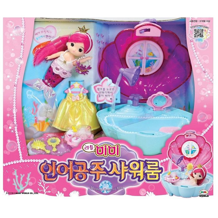 MIMIWORLD 迷你MIMI人魚公主淋浴組(MI17556) 799元