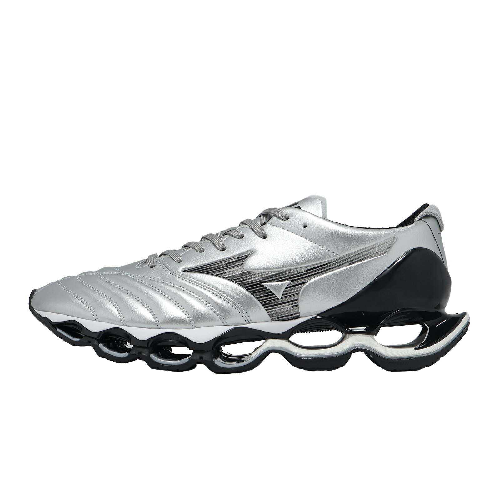 Mizuno 美津濃 休閒鞋 Wave Prophecy Morelia Neo 男女鞋 銀 黑 D1GA2551-03