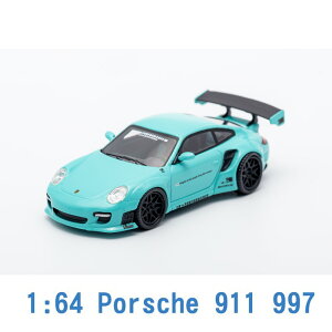 M.C.E. 1/64 模型車 Porsche 保時捷 911 997 (TIFFANY BLUE) MCE640002C 蒂芬妮藍