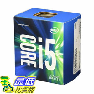 [7美國直購] Intel Boxed Core I5-6600 FC-LGA14C 3.30 Ghz 6 M Processor Cache 4 LGA 1151 BX80662I56600