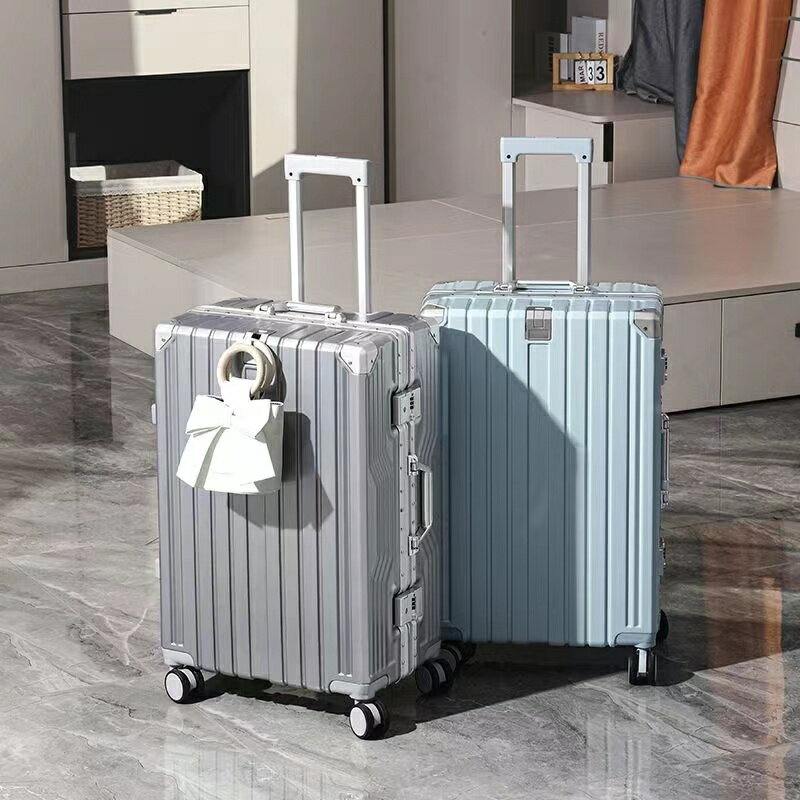 行李箱 登機箱 旅遊箱 拉桿箱 旅遊箱 鋁框箱 密碼箱 萬向輪 掛鉤設計大容量行李箱多功能行李箱20吋24吋28吋