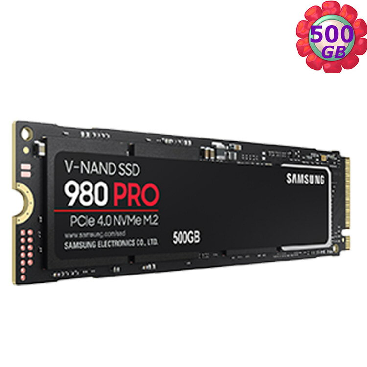 SAMSUNG 三星 980 PRO 500GB 500G MZ-V8P500B M.2 PCIe 4.0 NVMe SSD 固態硬碟