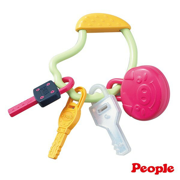 日本 People 五感刺激鑰匙圈玩具(1.5歲-) 鑰匙 五感