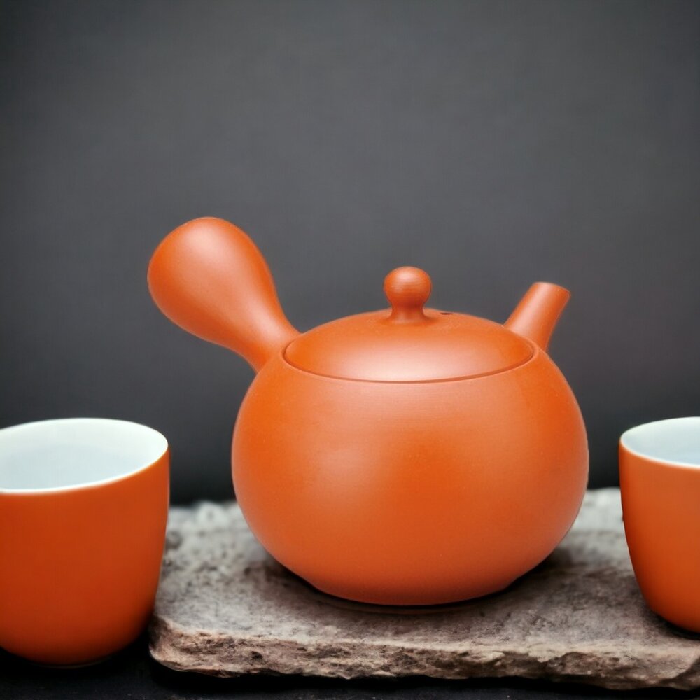 日本製 人水朱泥 側把壺 茶壺 陶瓷茶壺 小茶壺 陶瓷泡茶壺 茶具 泡茶壺 常華燒 泡茶 茶杯 茶葉 日本進口 - 日本 日本代購 日本空運來台 代購 熱銷商品 JAPAN 送禮推薦 常華燒 泡茶 茶道 日本泡茶壺 日本茶壺 日本製 人水朱泥 側把壺 茶壺