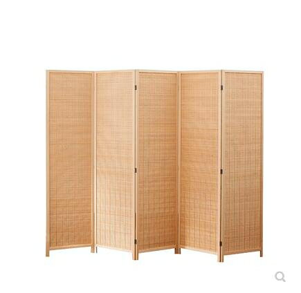 （四扇）新中式竹編屏風客廳房間臥室移動折屏簡約現代折疊隔斷墻遮擋家用【年終特惠】