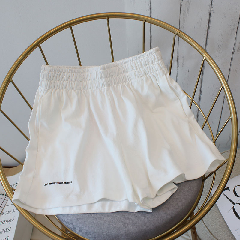 短褲女夏季薄款休閑運動松緊高腰學生百搭新款瑜伽居家ins潮 3