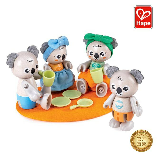 (宅配免運)德國Hape 無尾熊家族