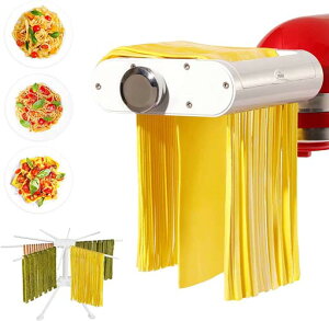 [2美國直購] ANTREE 3合1 義大利麵壓麵器 製麵機 適用 KitchenAid 攪拌機 食品調理機 Spaghetti Fettuccine