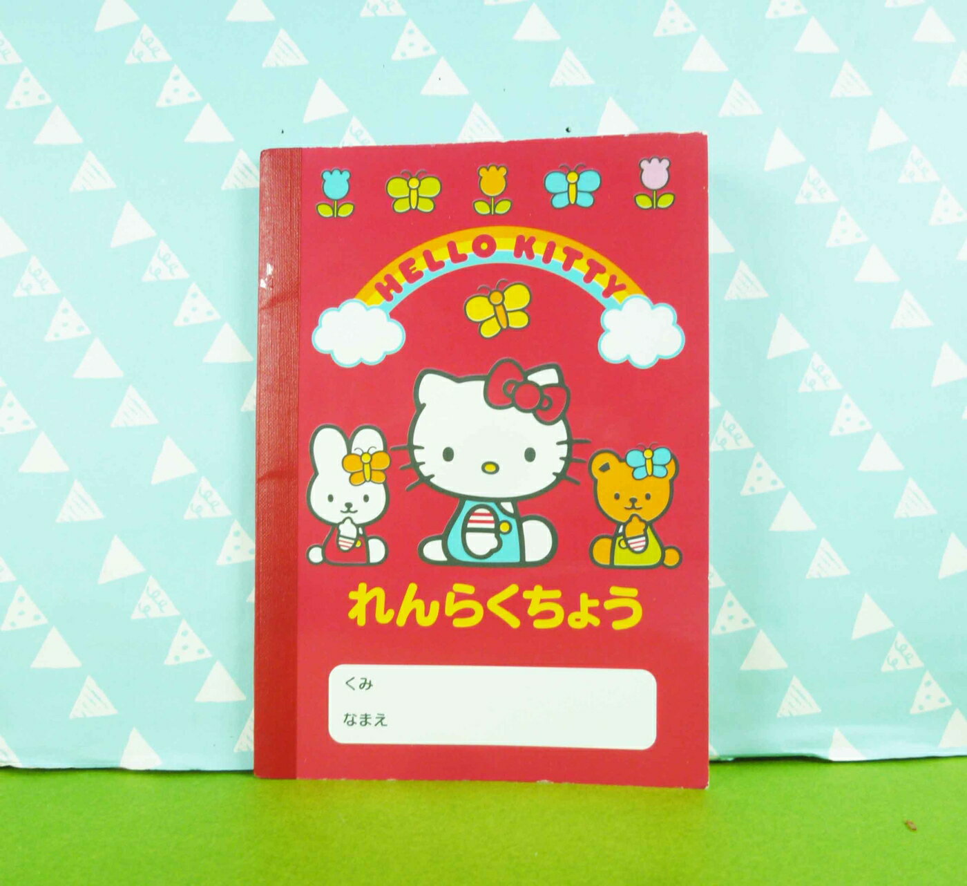 【震撼精品百貨】Hello Kitty 凱蒂貓 筆記本 側坐 紅【共1款】 震撼日式精品百貨