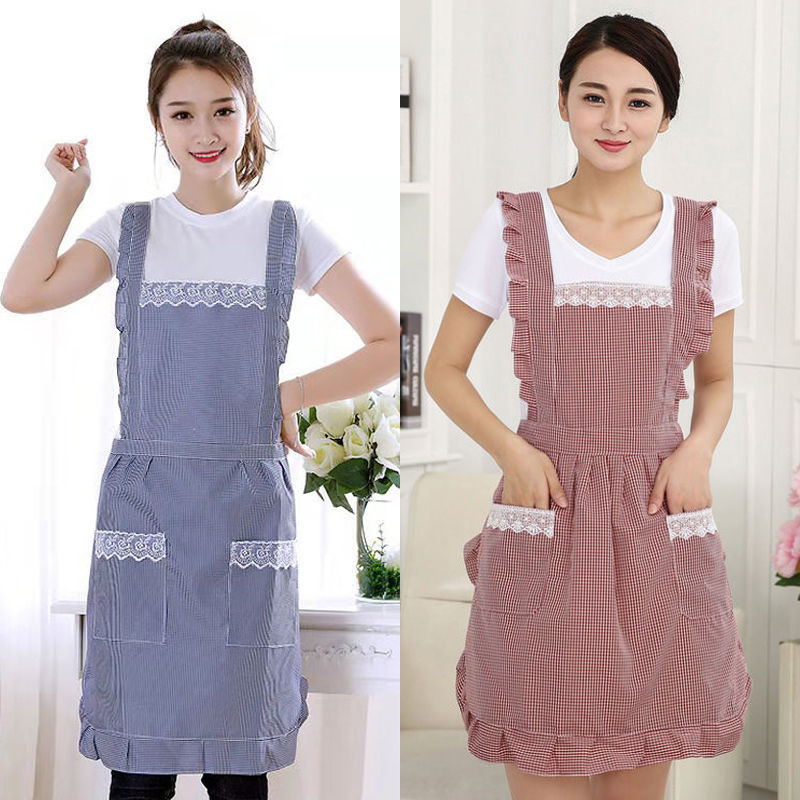 圍裙家用廚房防水防油透氣舒適工作服可愛日系韓版女時尚做飯圍腰