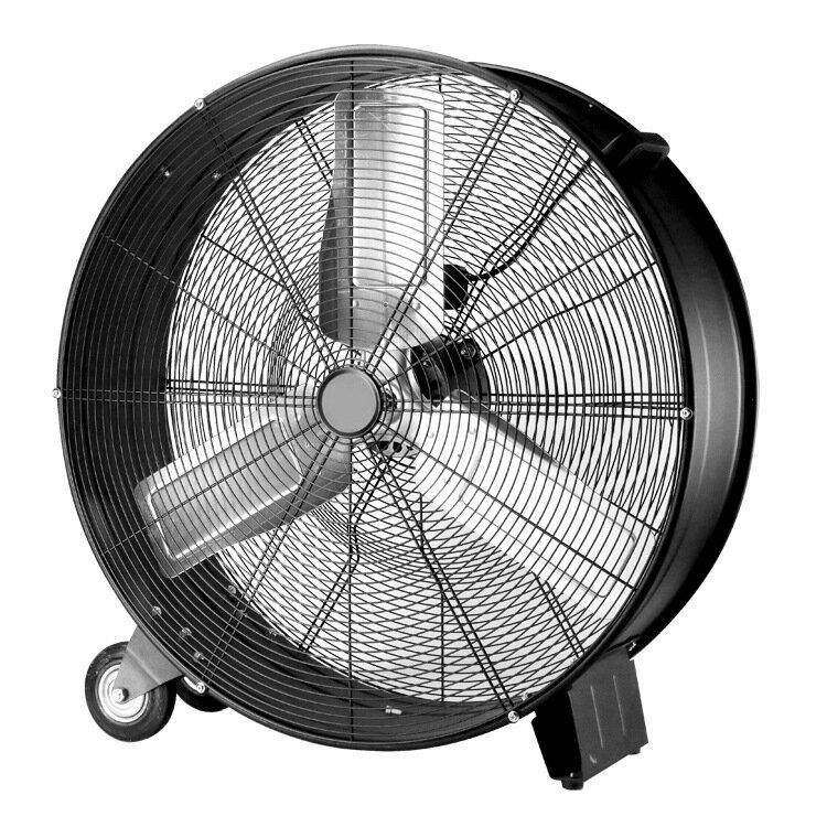 Drum fan移動崗位式強力鼓型排氣換氣通風機便攜式圓筒型工業風扇