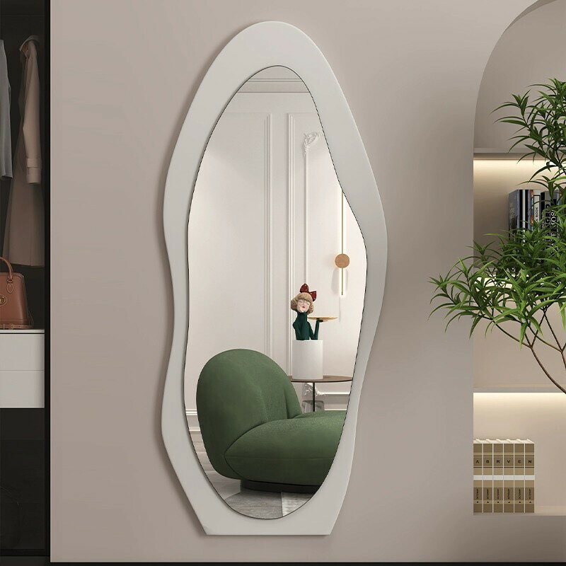 全身鏡女生家用鏡子異形穿衣鏡壁掛式試衣鏡臥室輕奢落地鏡/全身鏡/試衣鏡/穿衣鏡/落地鏡/掛壁鏡/鏡子