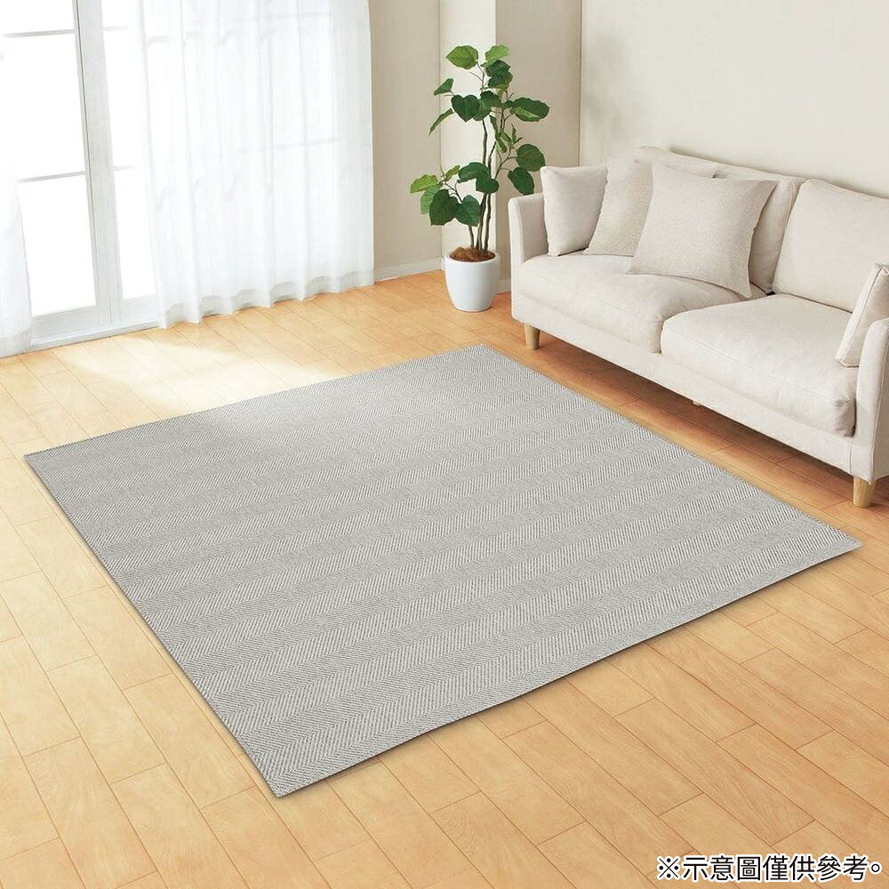 地毯 JACQUARD 185×185 GY JA09 NITORI宜得利家居