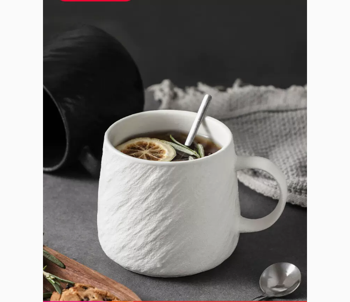 簡約陶瓷馬克杯水杯早餐杯掛耳咖啡杯大容量杯子泡茶杯辦公室家用