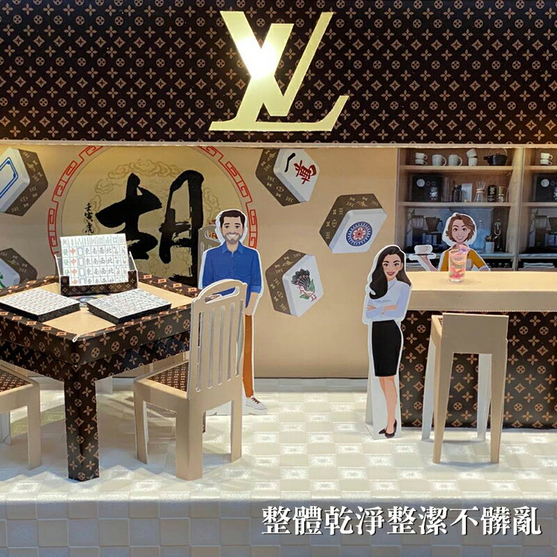 【紙紮】紙紮屋 麻將館組 掃墓 紙紮房 普渡 往生用品 祭祀 5