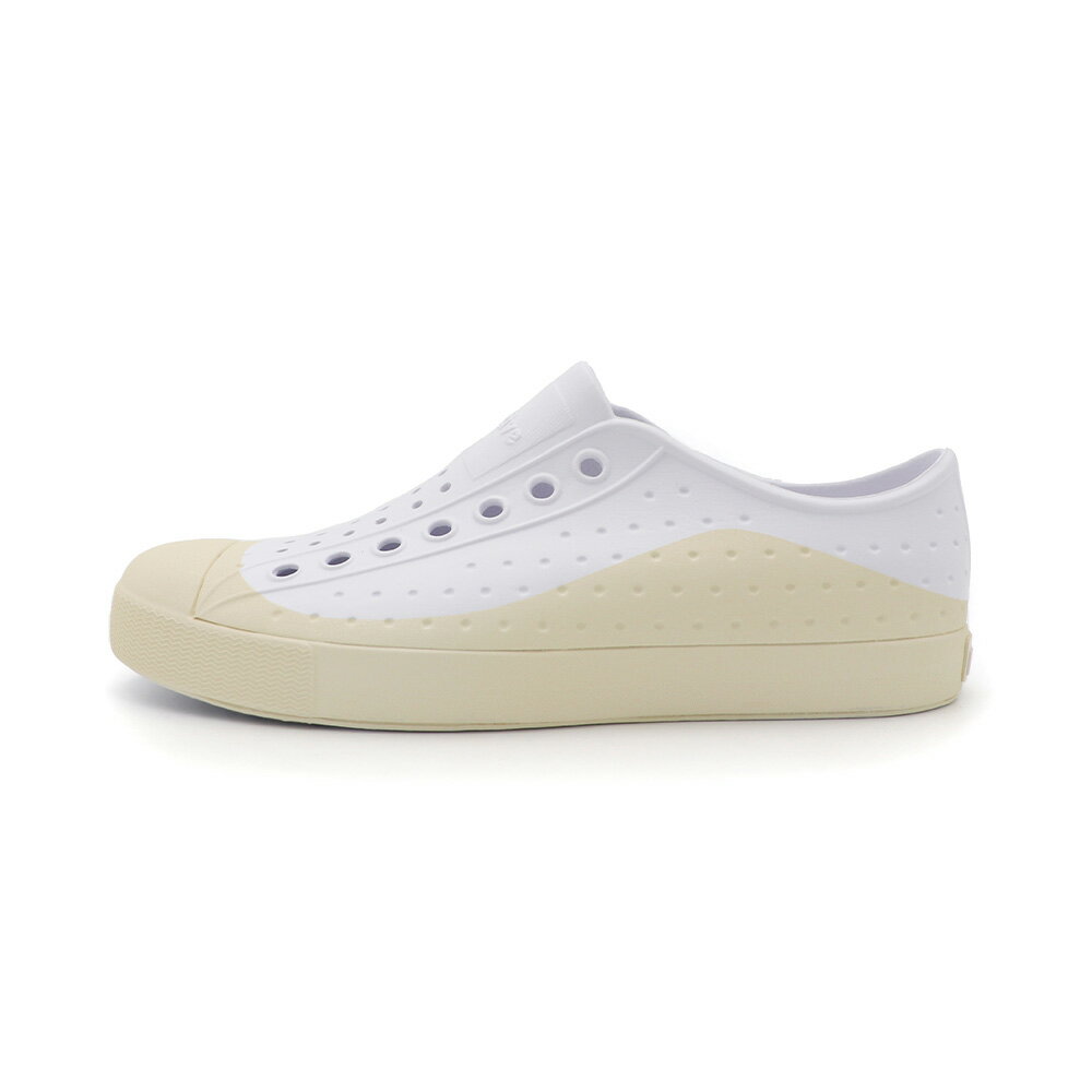 【全館滿額折】 Native Shoes 白奶油 休閒 防水 洞洞鞋 男女款 B5989【新竹皇家F0000181-1950】