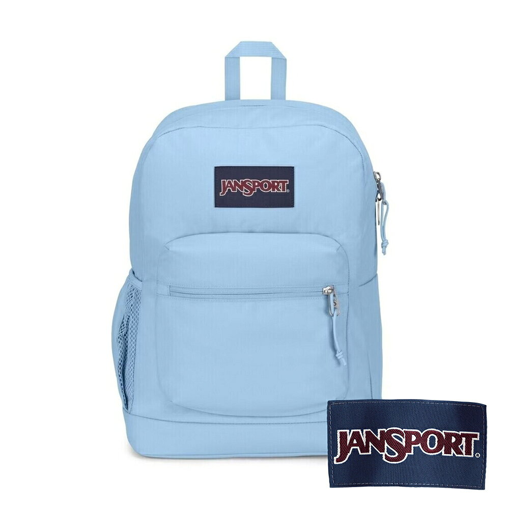 JANSPORT CROSS TOWN PLUS後背包-粉嫩藍