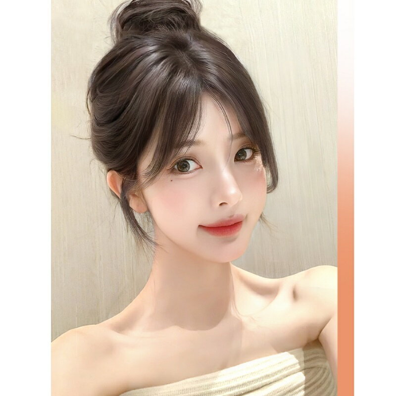 【巴黎精品】補髮塊真髮髮片-手織6*7cm蓬鬆無痕女假髮2色a1fv12