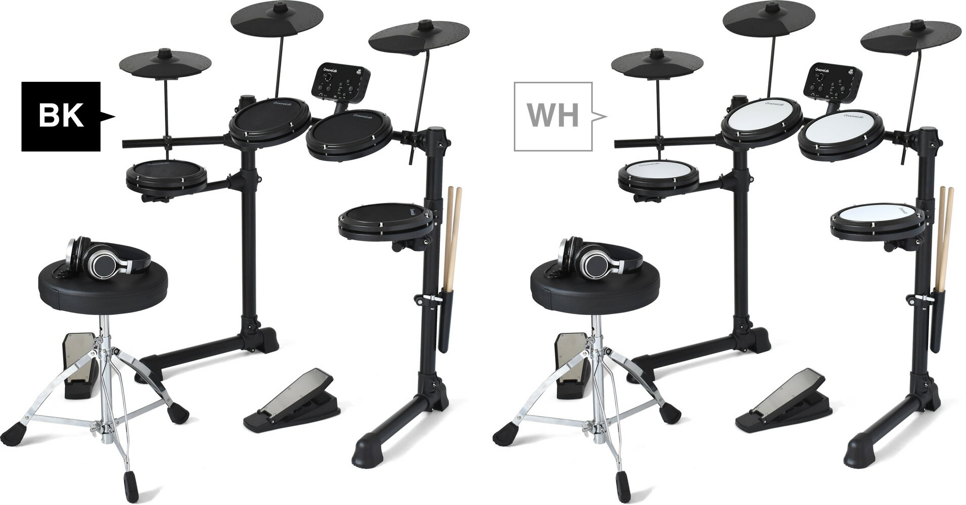 日本代購 GrooveLab HitSync GLHS-01 電子鼓組 電子鼓 靜音 折疊收納 入門 初學 附椅子