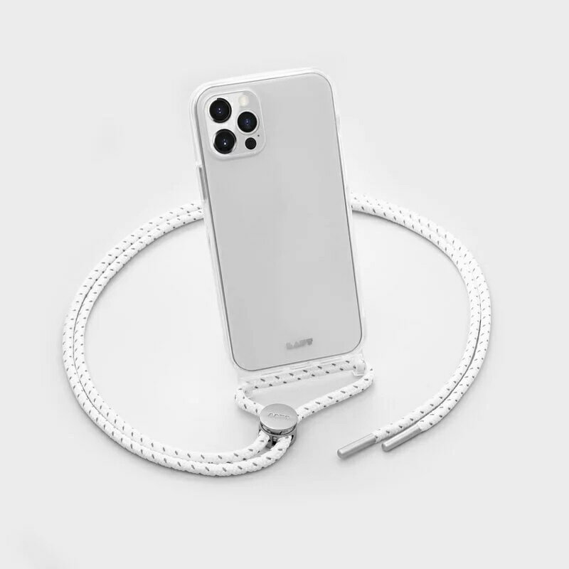 iPhone 12 series｜CRYSTAL-X系列 掛繩背帶手機殼-透明｜LAUT