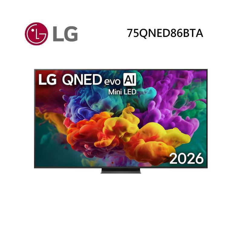 (點數10%回饋)LG 樂金 75QNED86BTA 75型 QNED evo AI 4K 智慧顯示器 86系列 送壁掛架