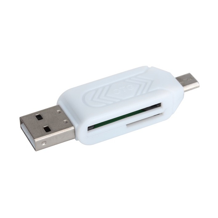 簡易OTG讀卡機 (mircoUSB or USB 讀取TF卡 SD卡) [954]