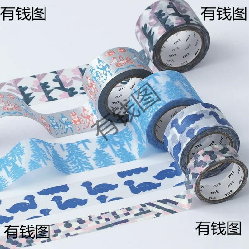 日本和紙膠帶2024秋冬款ex功能decomina皆川明藝術手帳素材貼紙