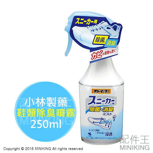 現貨 日本製 小林製藥 鞋類 除臭噴霧 250ml 球鞋 運動鞋 消臭 除菌 防霉 鞋子噴霧