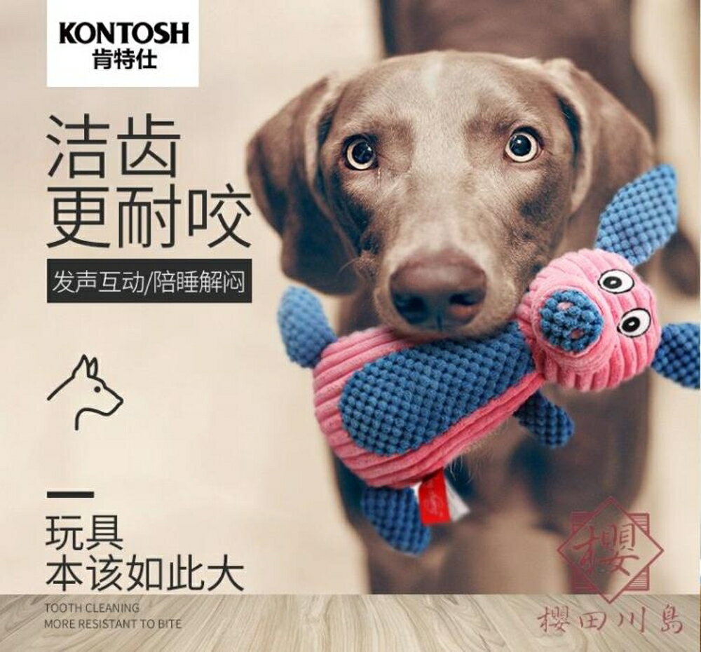 狗狗玩具發聲耐咬大型犬磨牙寵物狗用品【櫻田川島】