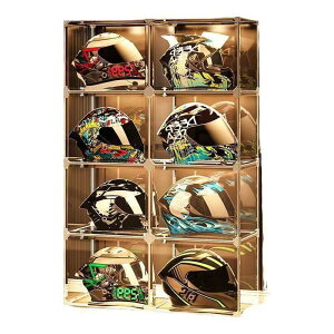 1盔收納架子摩托車帽子柜家架用置架展示放盒頭盔擺放落地收頭納