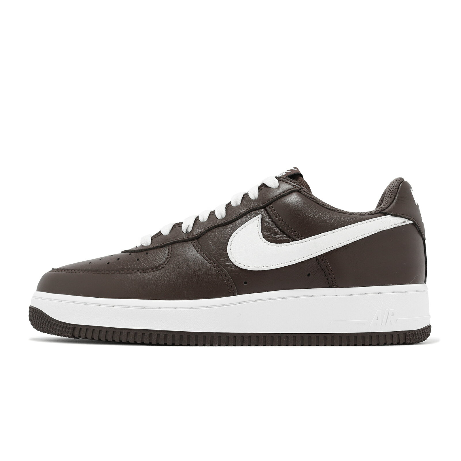 Nike 休閒鞋 Air Force 1 Low Retro QS 巧克力色 咖啡 男鞋 AF1 皮革